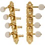 Grover Professional Mandolin F Style 409 Series White Button Tuning Machines Gold