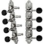 GROVER Professional Mandolin Vintage A Style 409 Series Black Button Tuning Machines Chrome