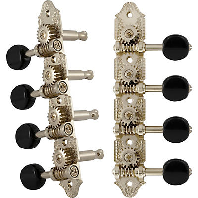 Grover Professional Mandolin Vintage A Style 409 Series Black Button Tuning Machines