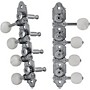 Grover Professional Mandolin Vintage F Style 409 Series Pearloid Button Tuning Machines Chrome