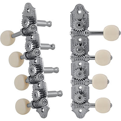 Grover Professional Mandolin Vintage F Style 409 Series White Button Tuning Machines