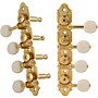 Grover Professional Mandolin Vintage F Style 409 Series White Button Tuning Machines Gold