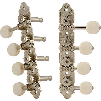Grover Professional Mandolin Vintage F Style 409 Series White Button Tuning Machines