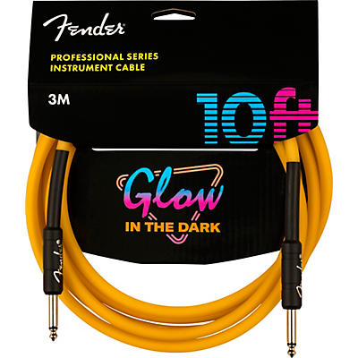 Fender Professional Series Glow In The Dark Straight to Straight Instrument Cable