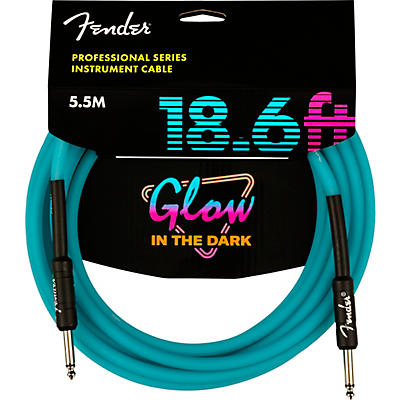 Fender Professional Series Glow in the Dark Straight to Straight Instrument Cable