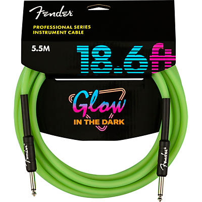 Fender Professional Series Glow in the Dark Straight to Straight Instrument Cable