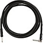 Fender Professional Series Straight to Angle Instrument Cable 10 ft. Black