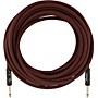 Fender Professional Series Straight to Straight Instrument Cable - 25 ft. Red Tweed