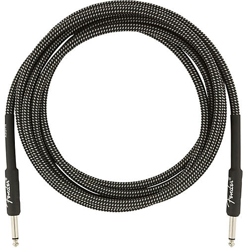 Fender Professional Series Straight to Straight Instrument Cable 10 ft. Gray Tweed