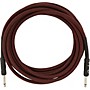 Fender Professional Series Straight to Straight Instrument Cable 15 ft. Red Tweed