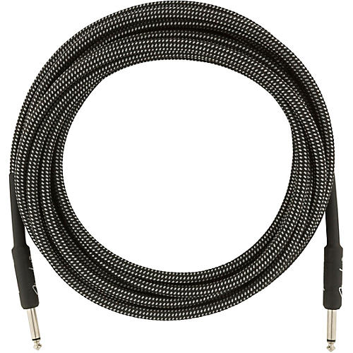 Fender Professional Series Straight to Straight Instrument Cable 18.6 ft. Gray Tweed