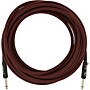 Fender Professional Series Straight to Straight Instrument Cable 18.6 ft. Red Tweed