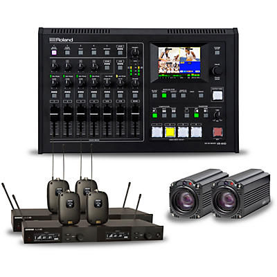 Roland Professional Steamer Bundle with Dual Shure Wireless and BC-80 Camera