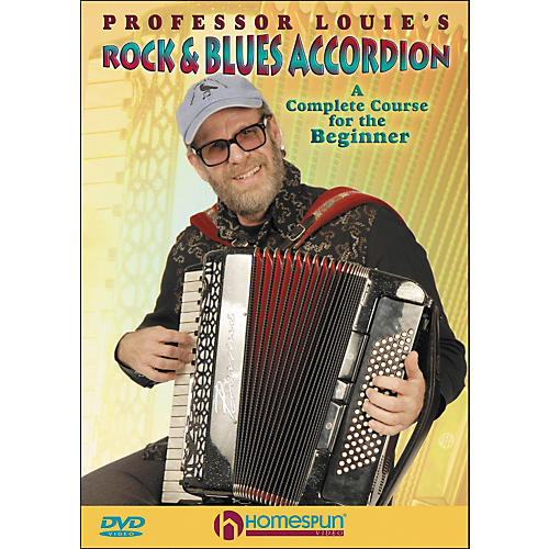 Professor Louie's Rock And Blues Accordion:  A Complete Course for The Beginner DVD