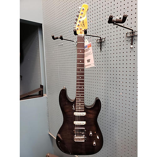 Godin Progression Boutique Solid Body Electric Guitar Trans Black