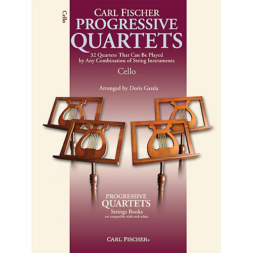 Progressive Quartets for Strings- Cello (Book)