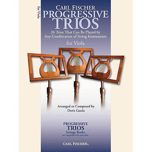 Carl Fischer Progressive Trios for Strings - Viola Book