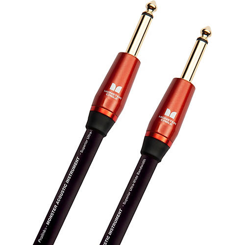 Monster Cable Prolink Acoustic Pro Audio Instrument Cable Condition 1 - Mint 12 ft. Black