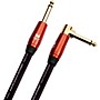 Monster Cable Prolink Acoustic Pro Audio Instrument Cable, Right Angle to Straight 12 ft. Black