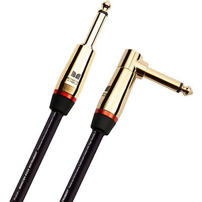 Monster Cable Prolink Rock Pro Audio Instrument Cable, Right Angle to Straight