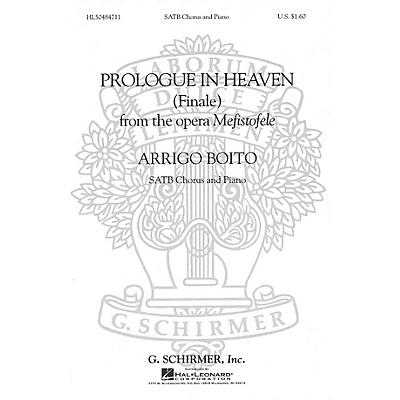 G. Schirmer Prologue in Heaven (Finale from Mefistofele) composed by Arrigo Boito