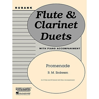 Hal Leonard Promenade (C Flute, Bb Clarinet and Piano - Grade 3) Rubank Solo/Ensemble Sheet Series