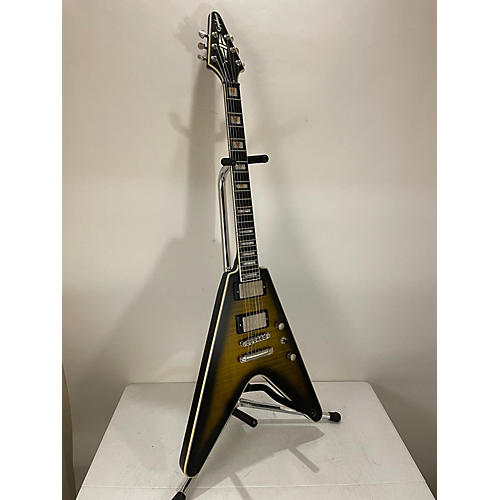 Epiphone Prophecy Flying V Solid Body Electric Guitar aged tiger gloss
