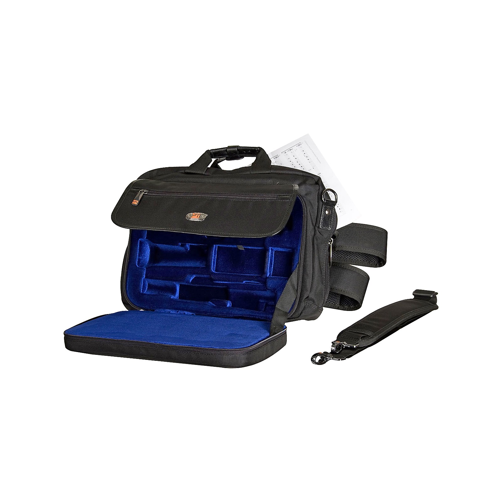 Protec Protec LUX Oboe Case with Sheet Music Messenger Bag Black