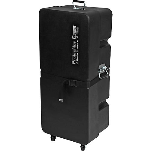 Protechtor Cases Protechtor Classic Upright Accessory Case with Wheels Black