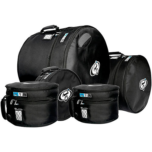 Protection Racket Protection Racket Drum Gig Bag Sets 12x10, 13x11, 16x16, 14x6.5, 22x18 in. Black