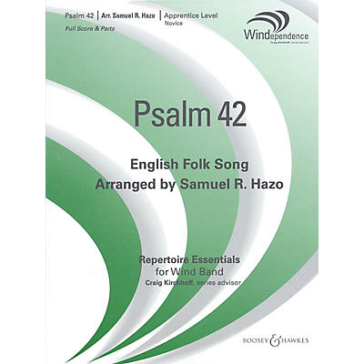 Boosey and Hawkes Psalm 42 (Score Only) Concert Band Level 2-3 Arranged by Samuel R. Hazo