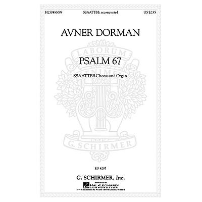 G. Schirmer Psalm 67 SATB Divisi composed by Avner Dorman