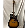Used Takamine Ptu241c Acoustic Electric Guitar 2 Color Sunburst