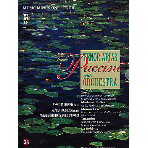 Puccini - Arias for Tenor and Orchestra Volume 1 Music Minus One Softcover with CD by Giacomo Puccini