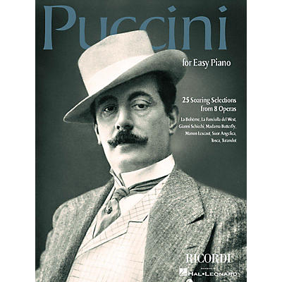 Ricordi Puccini for Easy Piano (25 Soaring Selections from 8 Operas) Misc Series
