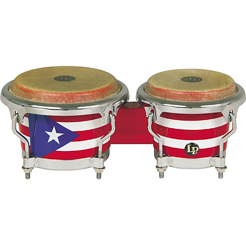 LP Puerto Rican Flag Mini-Bongos Condition 1 - Mint