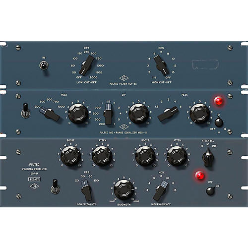 Universal Audio Pultec Passive EQ Collection - UADx and UAD-2 Plug-ins (Software Download)
