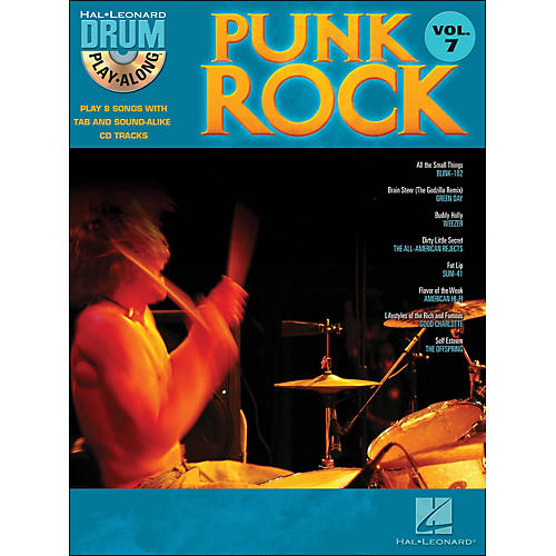 Punk Rock Drum Play-Along Volume 7 Book/CD