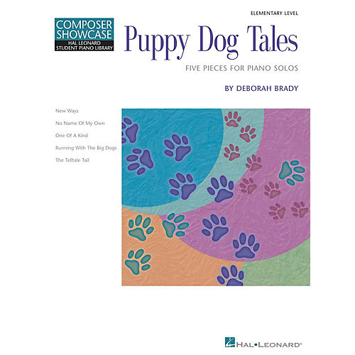 Puppy Dog Tales Piano Library Series Book by Deborah Brady (Level Elem)