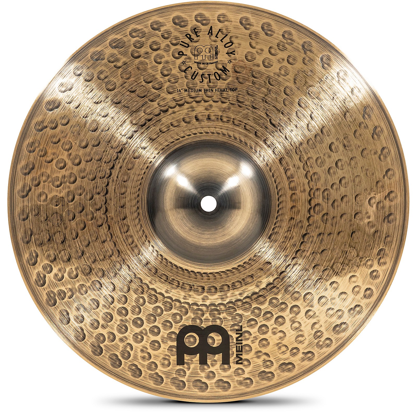 Meinl Pure Alloy Custom Medium Thin HiHat Cymbal Pair 14 in