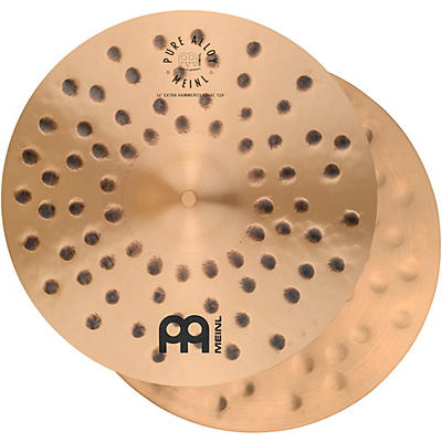 MEINL Pure Alloy Extra Hammered Hi-Hat Cymbals -