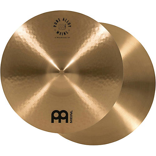 MEINL Pure Alloy Traditional Medium Hi-Hat Cymbal Pair Condition 2 - Blemished 14 in. 197881247669