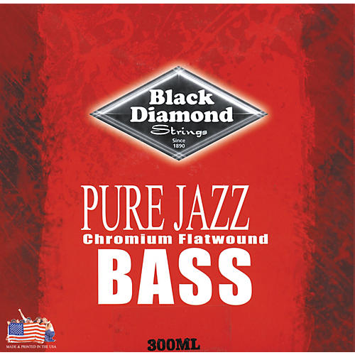 Pure Jazz Bass Guitar Chromium Flat Wound Strings