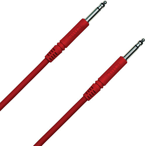 Mogami Pure Patch TT-TT Patch Cable Red 18 in.