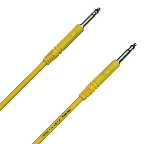 Mogami Pure Patch TT-TT Patch Cable Yellow 12 in.