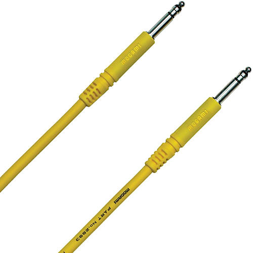 Mogami Pure Patch TT-TT Patch Cable Yellow 18 in.