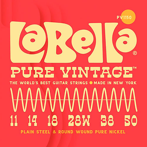 LaBella Pure Vintage Electric Guitar Strings 11 - 50