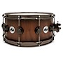 DW Pure Walnut Snare Drum - 14 x 6.5 in. Satin Quick Ebony Burst