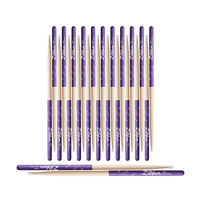 Zildjian Purple DIP Drum Sticks 12-Pack