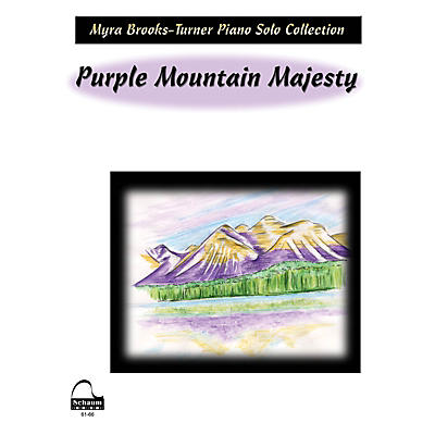 SCHAUM Purple Mountain Majesty Educational Piano Series Softcover